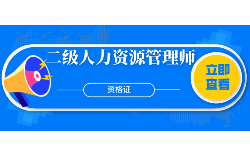 二级人力资源管理师