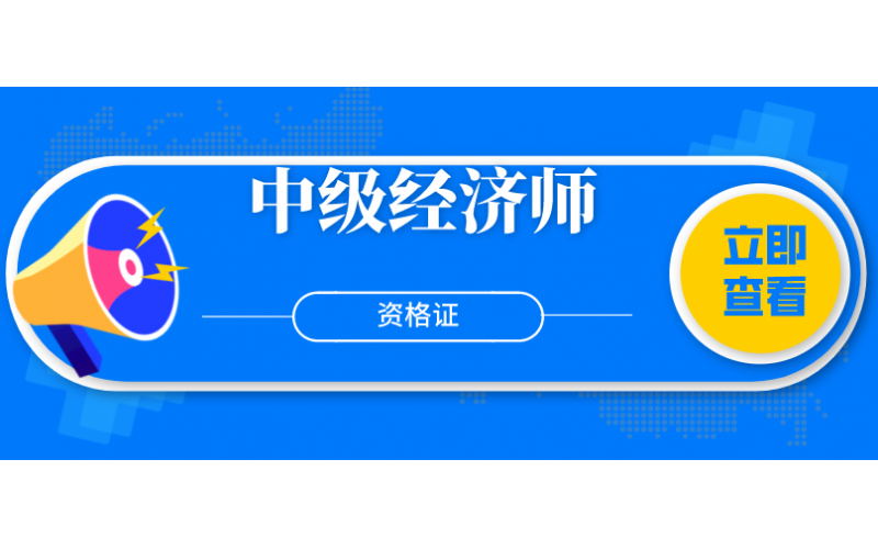 中级经济师